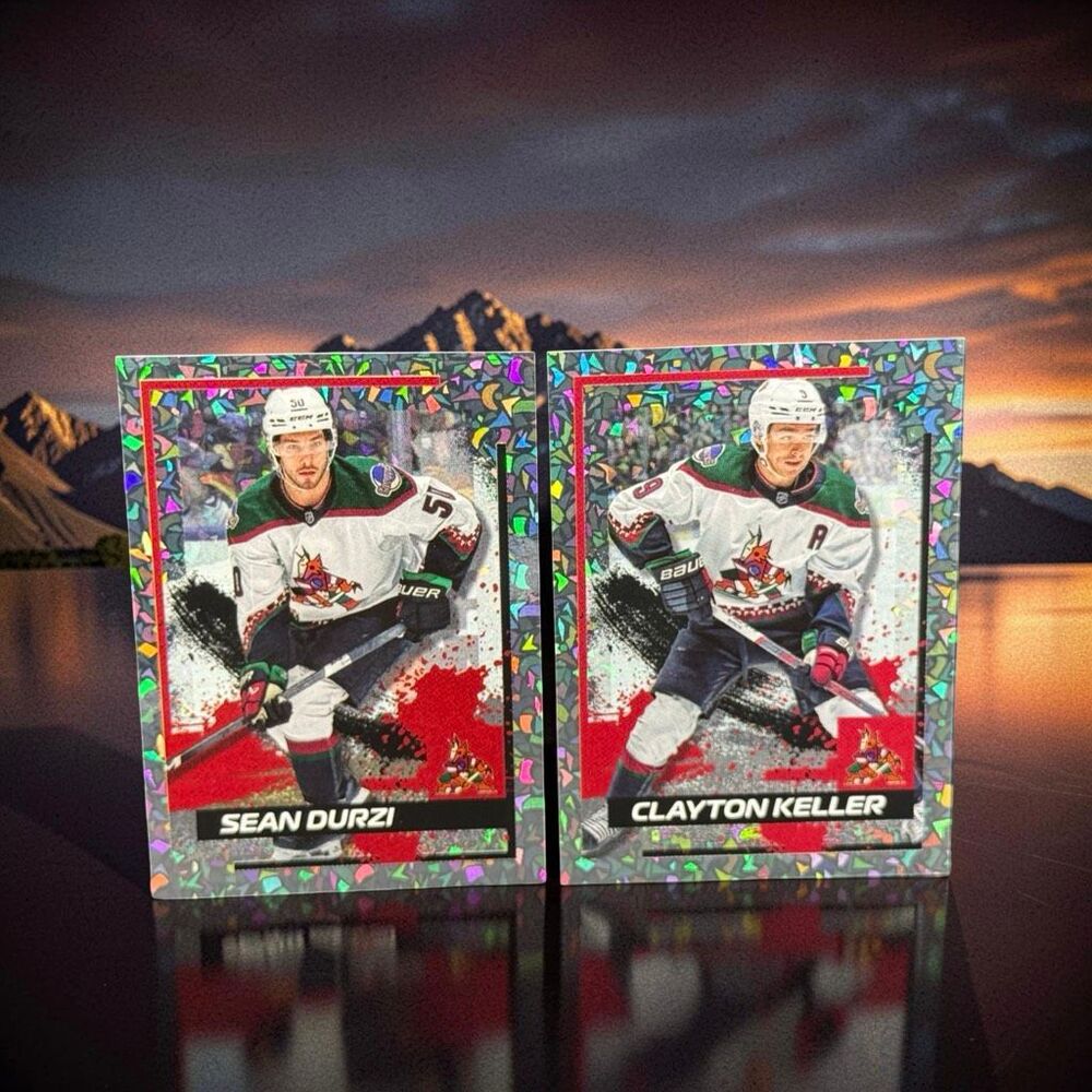 2024-25 Topps NHL Stickers Foil Base Mascot Hyper Stars Team Lot Coyotes Utah